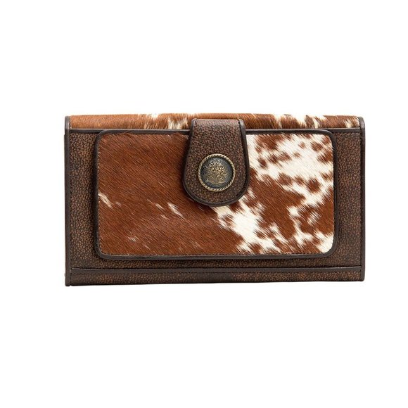 Myra Bag Handbags - Myra Bag Handmade Jeepee Wallet Leather & Hairon Canvas & Cowhide Leather